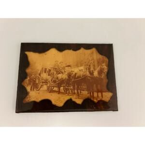 Vintage Photo Of The Old West Stagecoach Horse & Carriage Wild West 5x7
